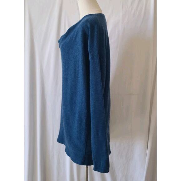Sundance Womens Dark Teal 100% Cashmere Drape Neck Sweater Small - Picture 3 of 5